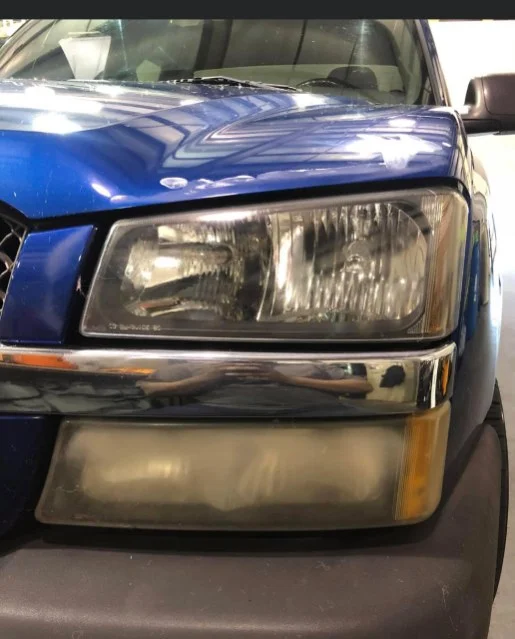Headlight restoration after detailing