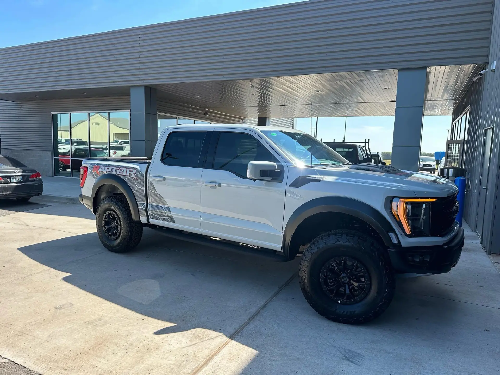 Detailed silver performance truck